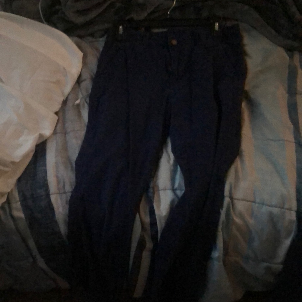 Dark blue pants